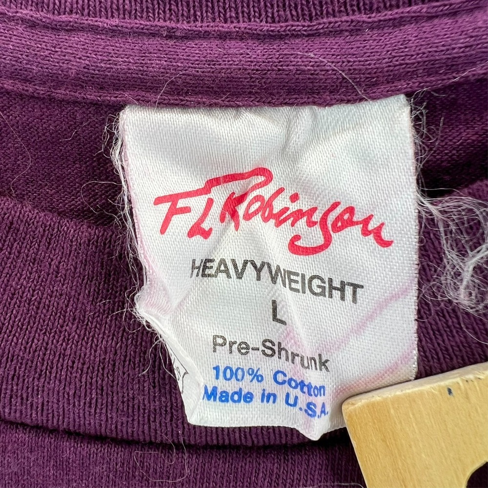 Vintage Port Jefferson NY Sailboat T-Shirt Purple 90s Nautical Souvenir Large - Picture 11 of 14